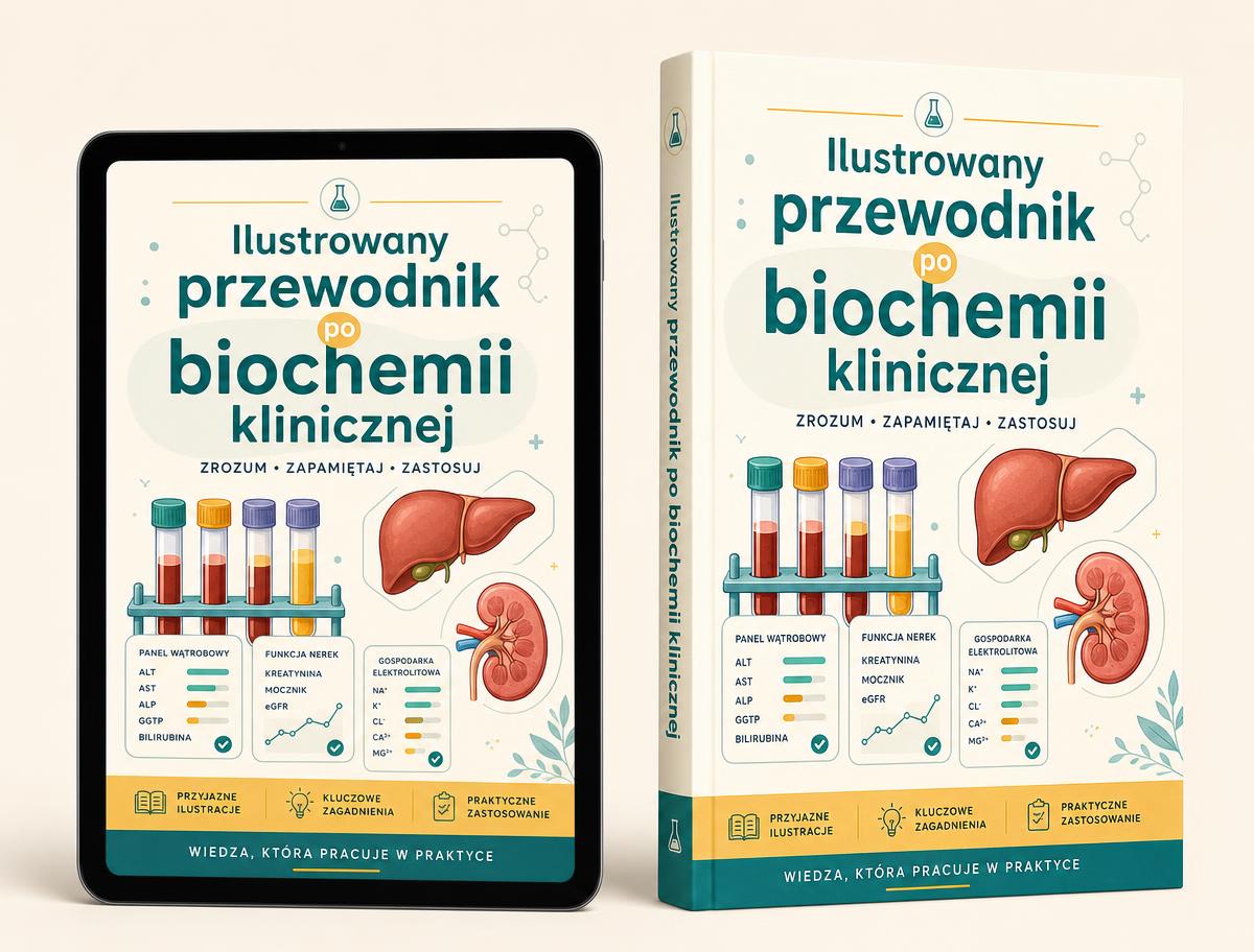 Okładka Ilustrowanego przewodnika po biochemii klinicznej